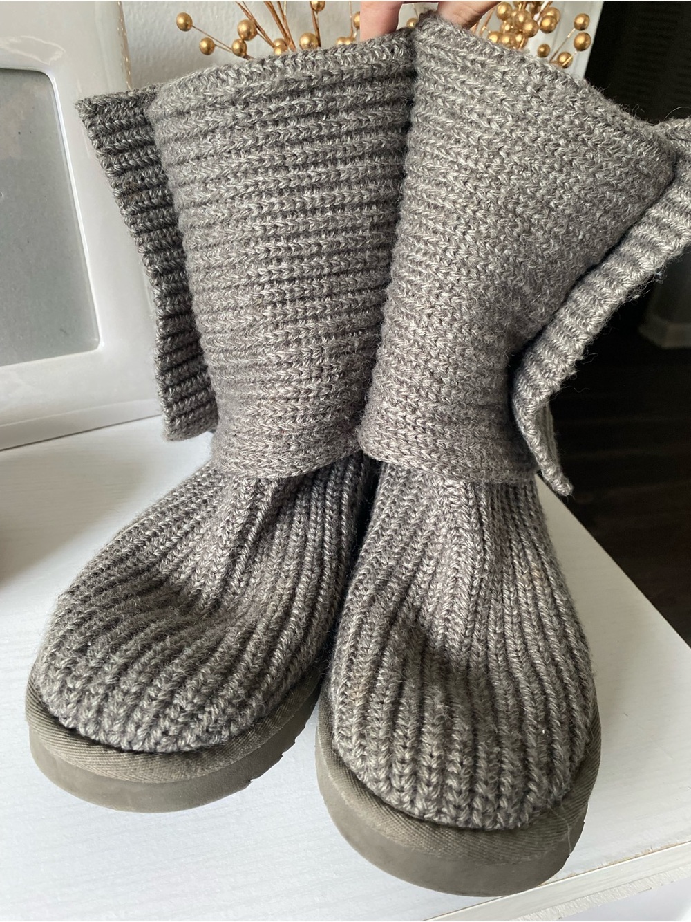 UGG Women's Knit Button Boots